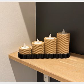 Lysestage / Advents lysestage - Svaneholm Design