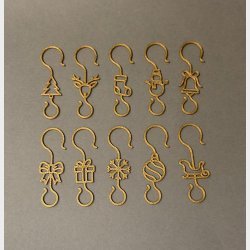 Julekugle krog 50 stk. 