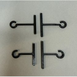 Lysk�de krog til udh�ng - Lang model - Bred fod - 20 stk. pr s�t.