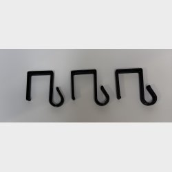 Jule lysk�de krog til hegn (27 mm) - 20 stk. pr s�t.