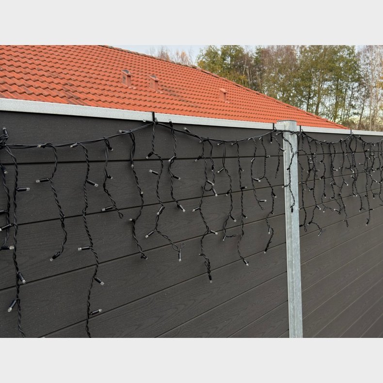 Jule lysk�de krog til hegn (27 mm) - 20 stk. pr s�t.