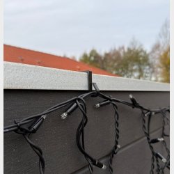 Jule lysk�de krog til hegn (27 mm) - 20 stk. pr s�t.