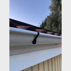 Lyskde krog til tagrende - Kort model - 20 stk. pr st.