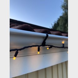 Lyskde krog til tagrende - Kort model - 20 stk. pr st.