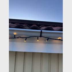 Lyskde krog til tagrende - Kort model - 20 stk. pr st.