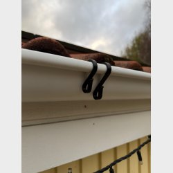 Lysk�de krog til tagrende - Kort model - 20 stk. pr s�t.