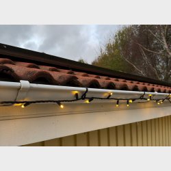 Lysk�de krog til tagrende - Kort model - 20 stk. pr s�t.