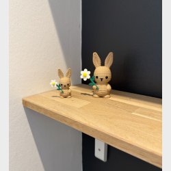 Kanin med Blomst