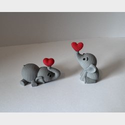 Elefant st (2 stk.)