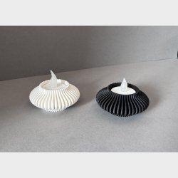 Fyrfads lysestage - Tealight design