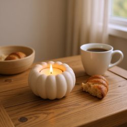 Gr�skar Fyrfadsstage � hyggelig efter�rs- &amp; Halloween pynt