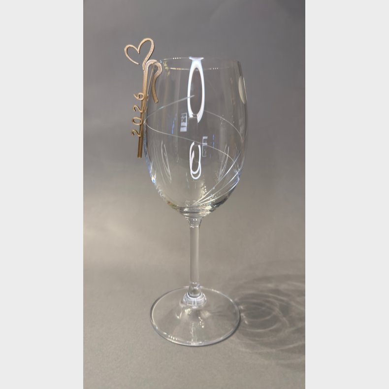 2026 skilt til Glas - 10 Stk.