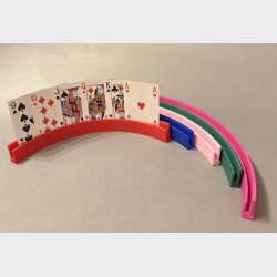 Spillekort holder - enkelt r�kke