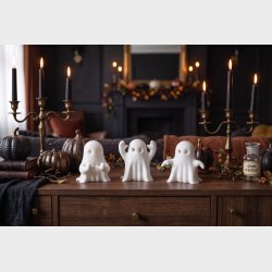 3D-printede sp�gelser � s�t med 3 stk. Halloween pynt