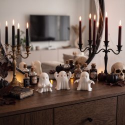 3D-printede sp�gelser � s�t med 3 stk. Halloween pynt