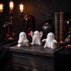 3D-printede sp�gelser � s�t med 3 stk. Halloween pynt