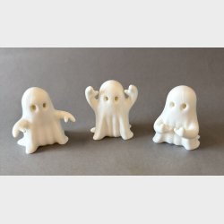 3D-printede sp�gelser � s�t med 3 stk. Halloween pynt