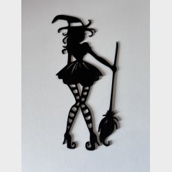 Halloween Hekse silhuet