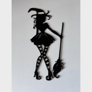 Halloween Hekse silhuet