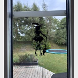 Halloween Hekse silhuet