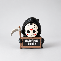 Reaper med besked � sjov og uhyggelig Halloween figur