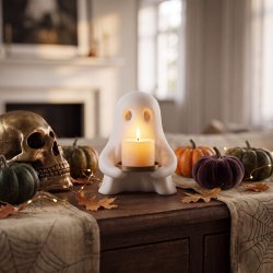 Halloween Sp�gelse til LED fyrfadslys