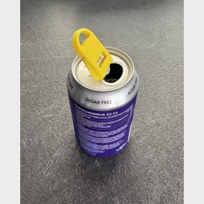 D�se �bner til sodavan/�l med luk funktion